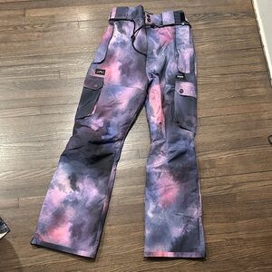 DOPE Black and Purple snowboard pants